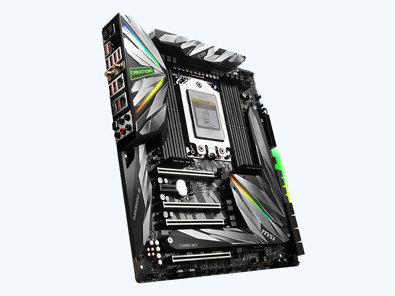 微星MEG X399 CREATION創(chuàng)世板 微星MEG X399 CREATION創(chuàng)世板