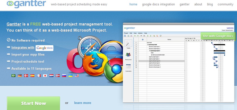 方法四：Gantter項目管理工具打開mpp文件！