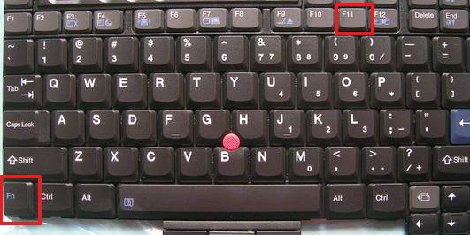 方法五：同時(shí)按Fn＋F11
