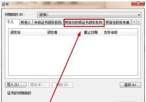 12-受信任的根證書頒發機構