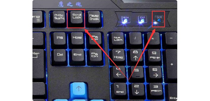 三、鍵盤ScrollLock指示燈！