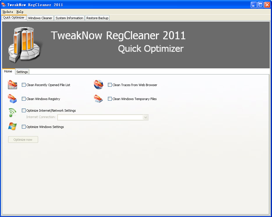 注冊表清理優化工具(TweakNow RegCleaner 2011)V7.2.01 個人免費版